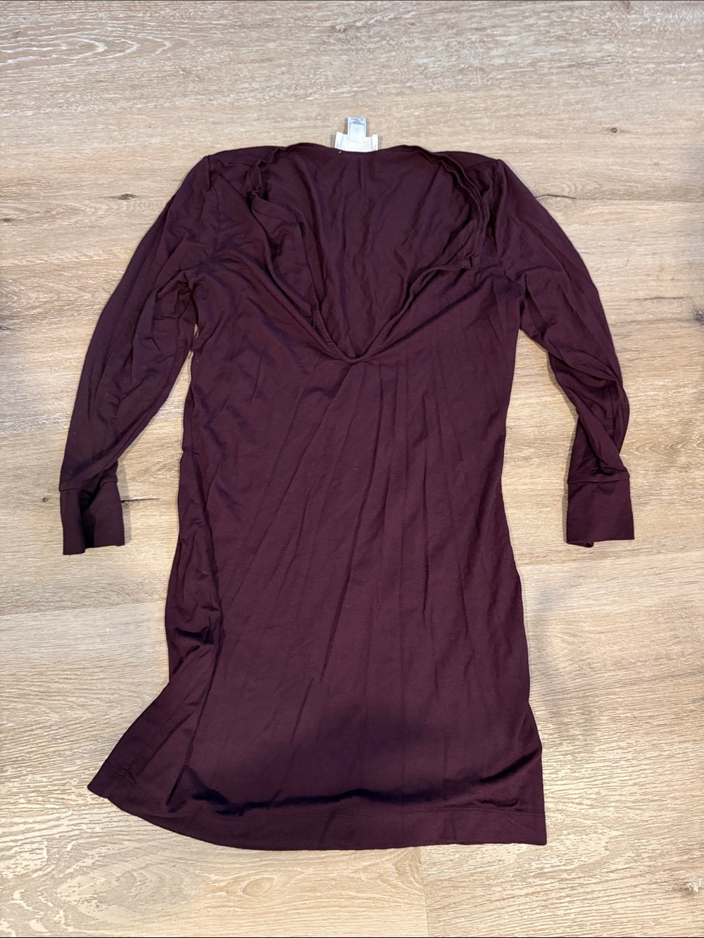 LOFT Long Sleeve tunic in Plum